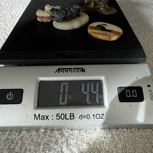 Decor Stone Animal Figurines & Polished Stones One Size Brown Black - Picture 6 of 6